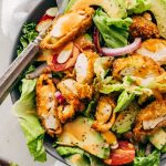 Crispy-Chicken-Salad-with-BBQ-Honey-Mustard-Dressing-13-720x540